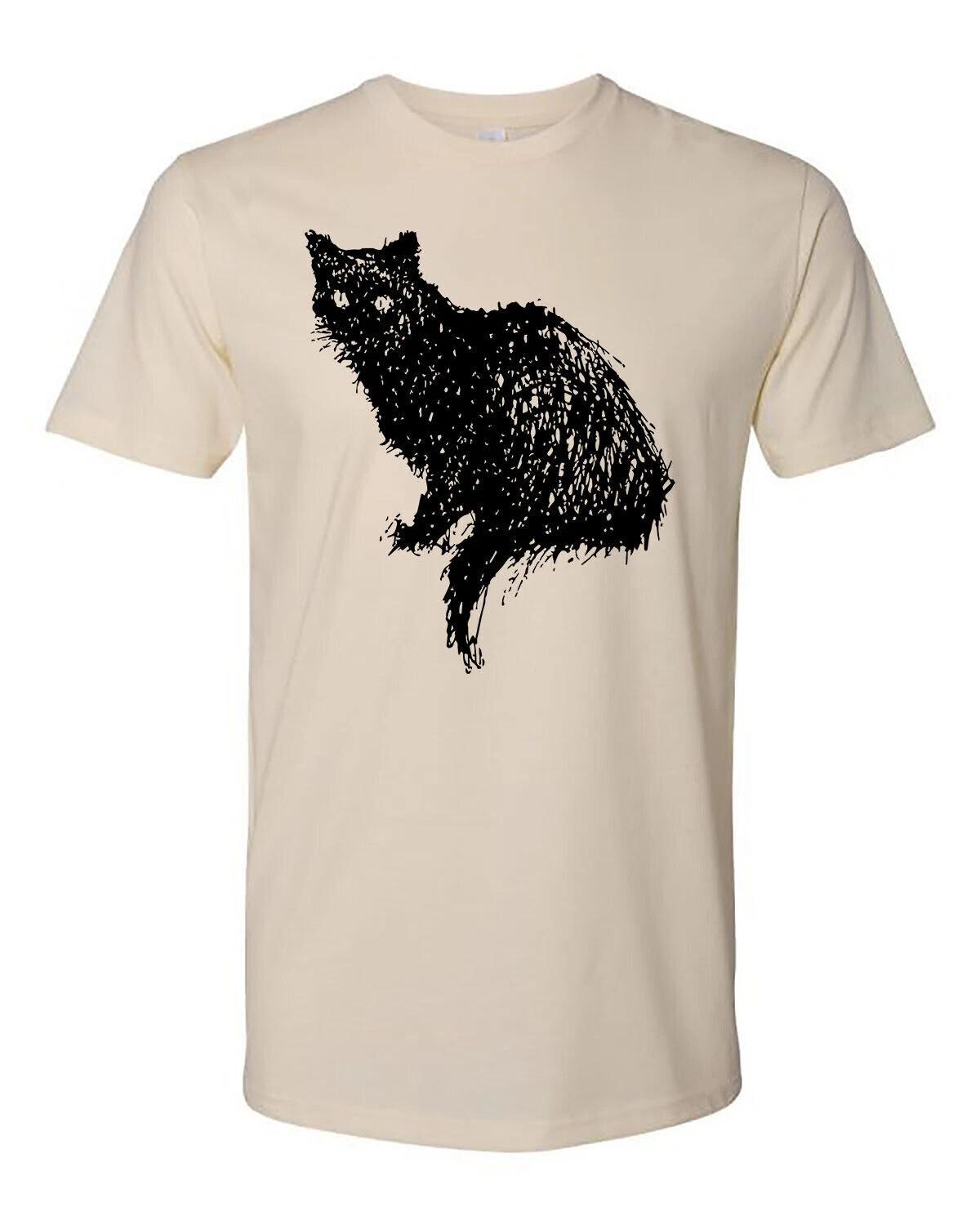

Коттедж Cult Clothing Футболка Хлопок Готика Ведьма Оккультизм Викторианский Черный Кот XL