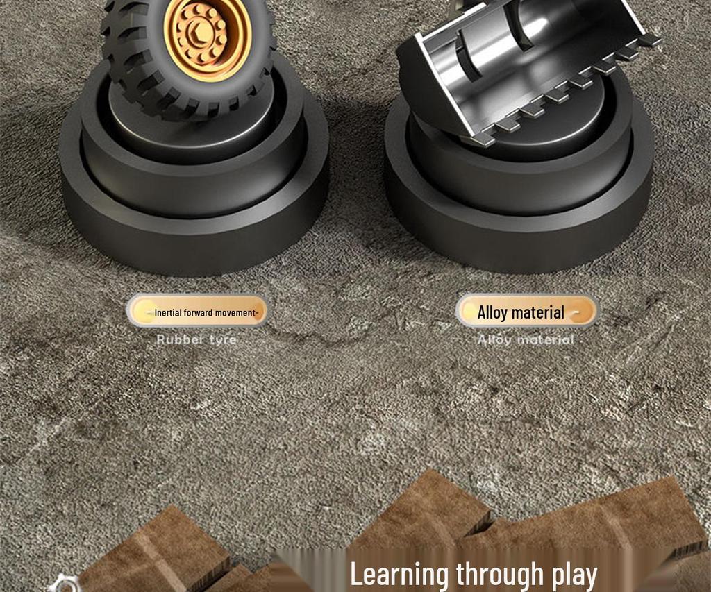 Alloy Excavator Toy Set: 6 Engineering Cars for Boys Ages 3+, Perfect Children's Day or Birthday Gift