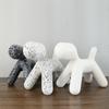 Estátua Cachorro Balão Moderno Nórdico Escultura de Resina Decoração de Casa Figuras de Animais Criativos Sala de Estar Decoração Suave Artesanato Presente