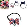 Cute Pet Bell Collar With British Flag Bow Tie Perfect Gift For Dog And Cat Lovers