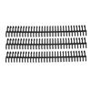 10 Pcs Loose Leaf Binding Spine 30 Holes 22mm Inner Diameter Wear Resistant Plastic Binding Rings