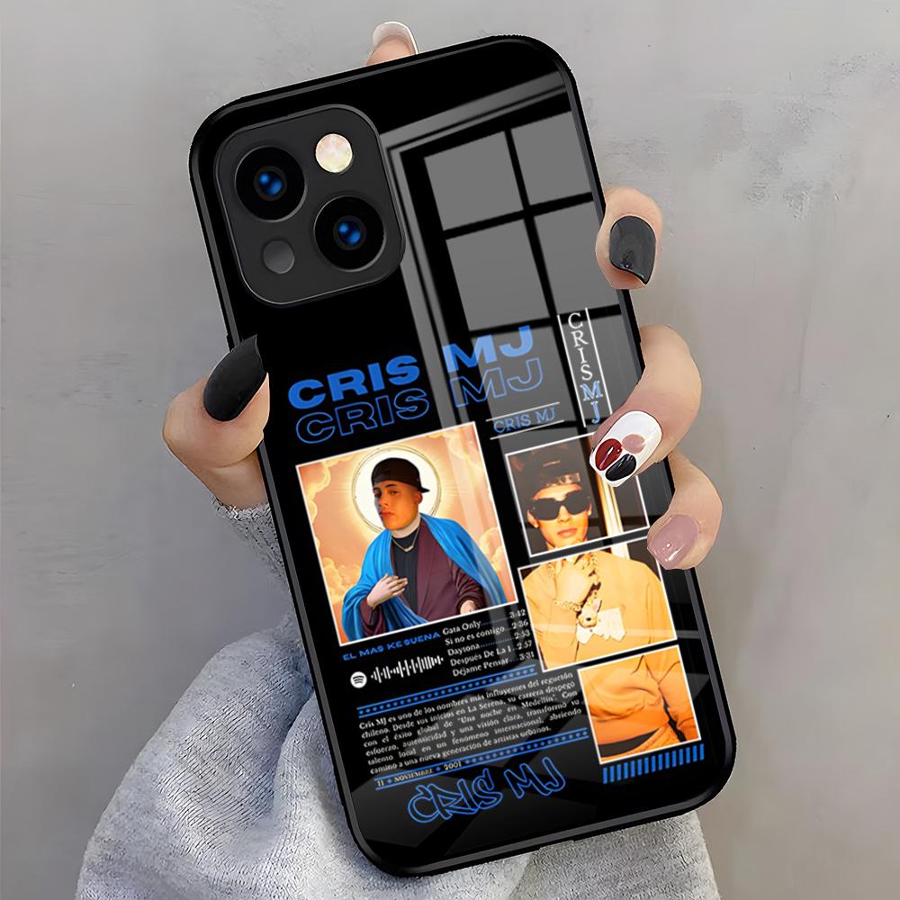 Rapper Cris MJ Phone Case For IPhone 17 Air Pro Max 16 15 14 13 11 Plus Glass Cover