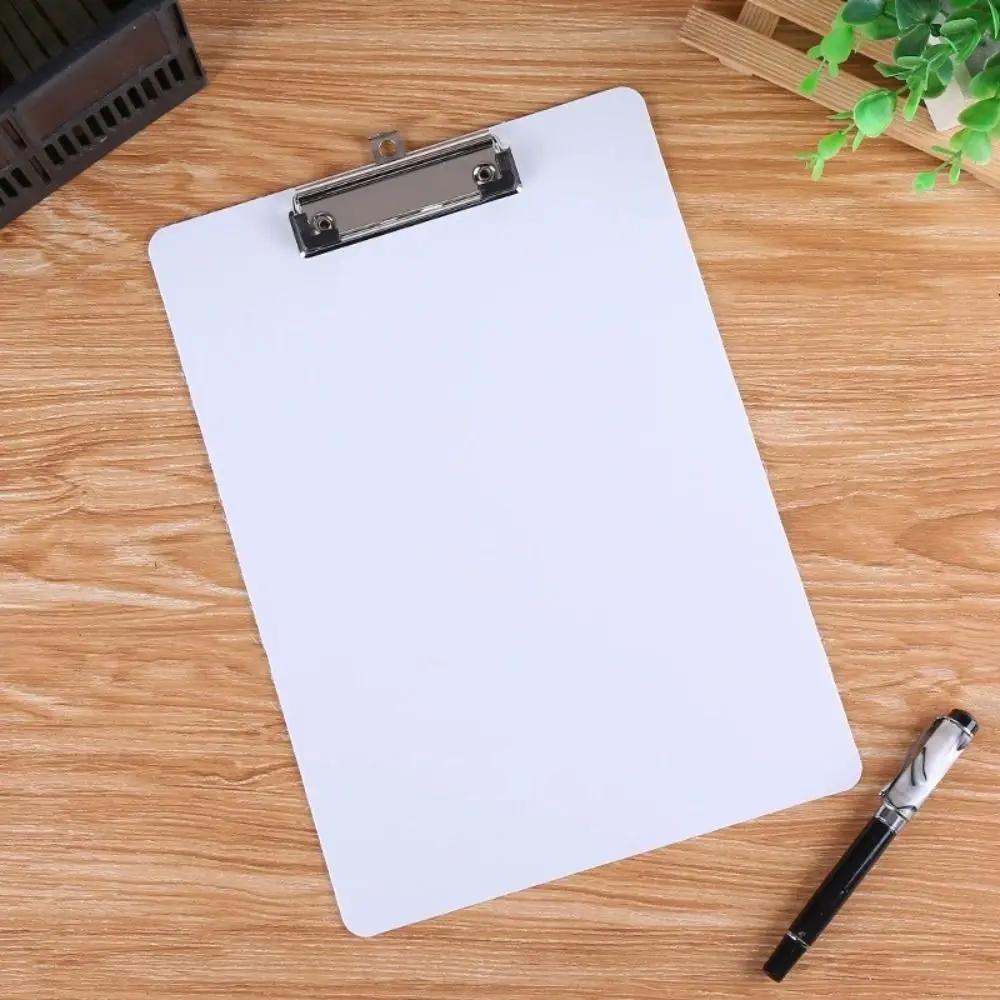 With Low Profile Gold Clip A4 Writing Clipboard Writing Tablet Writing Sheet Pad File Folder Board Clamp Document Folder