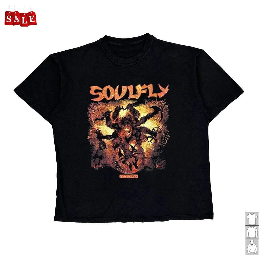 New Popular Soulfly Band Gift For Fans Men S-235XL Tee LW847 XXXL