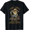 I Bury Things Maybe Plants Maybe People Funny Frog T-Shirt