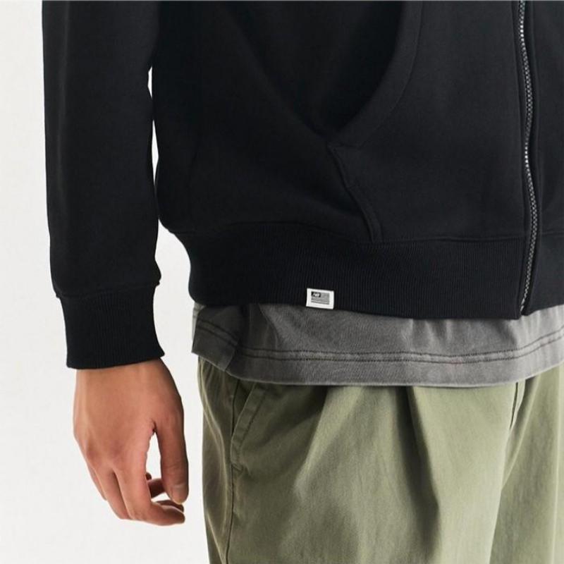 New Balance Basic Logo Brushed Hoodie Zip Up Nbmdd41013