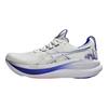 Tênis de Corrida Confortável Gel-Nimbus 28 Unissex Branco Azul 1013A208-100