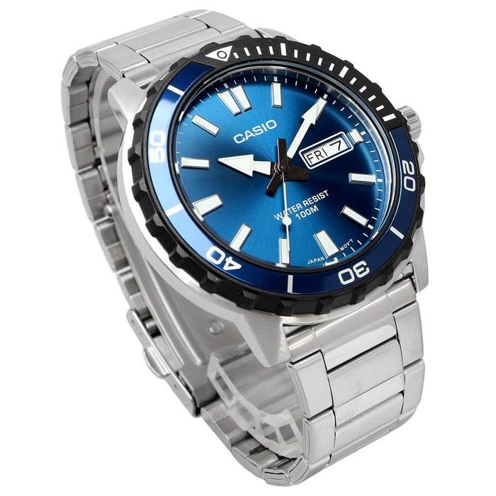 [Casio] Standard Men's Quartz Watch 100m Water Resistant MTD-125D-2A1V Blue