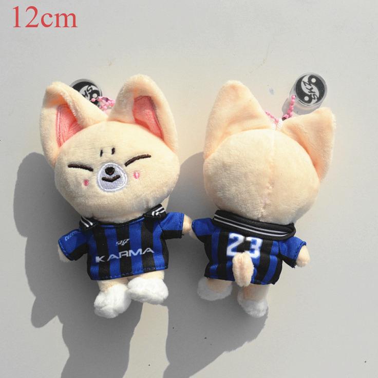 New KPOP Skzoo Plush Keychain Korean Ide Pendant Toy Keychain Fan Collection Giftsol Felix HyunJin Jisung Plush Cartoon