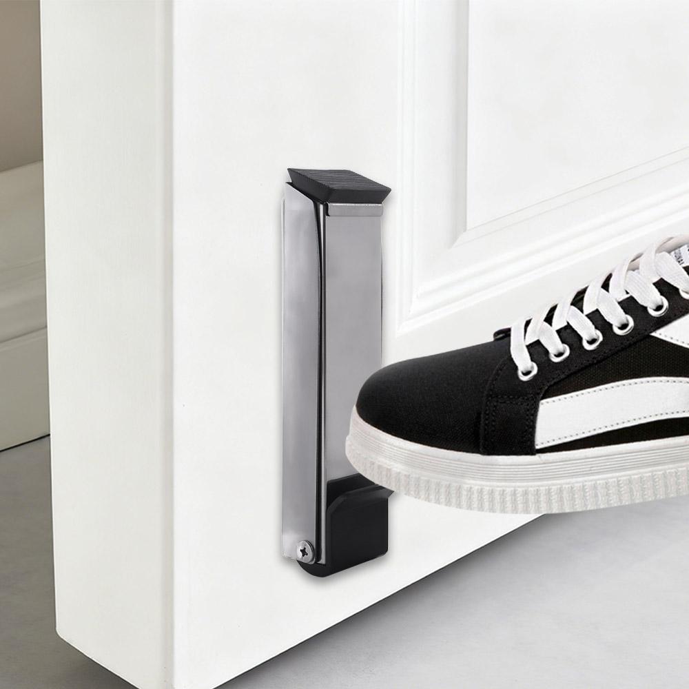 Stainless Steel Stainless Steel Door Stopper Windproof Anti-collision Door Holder Keeper Heavy Duty Folding Door Positioner
