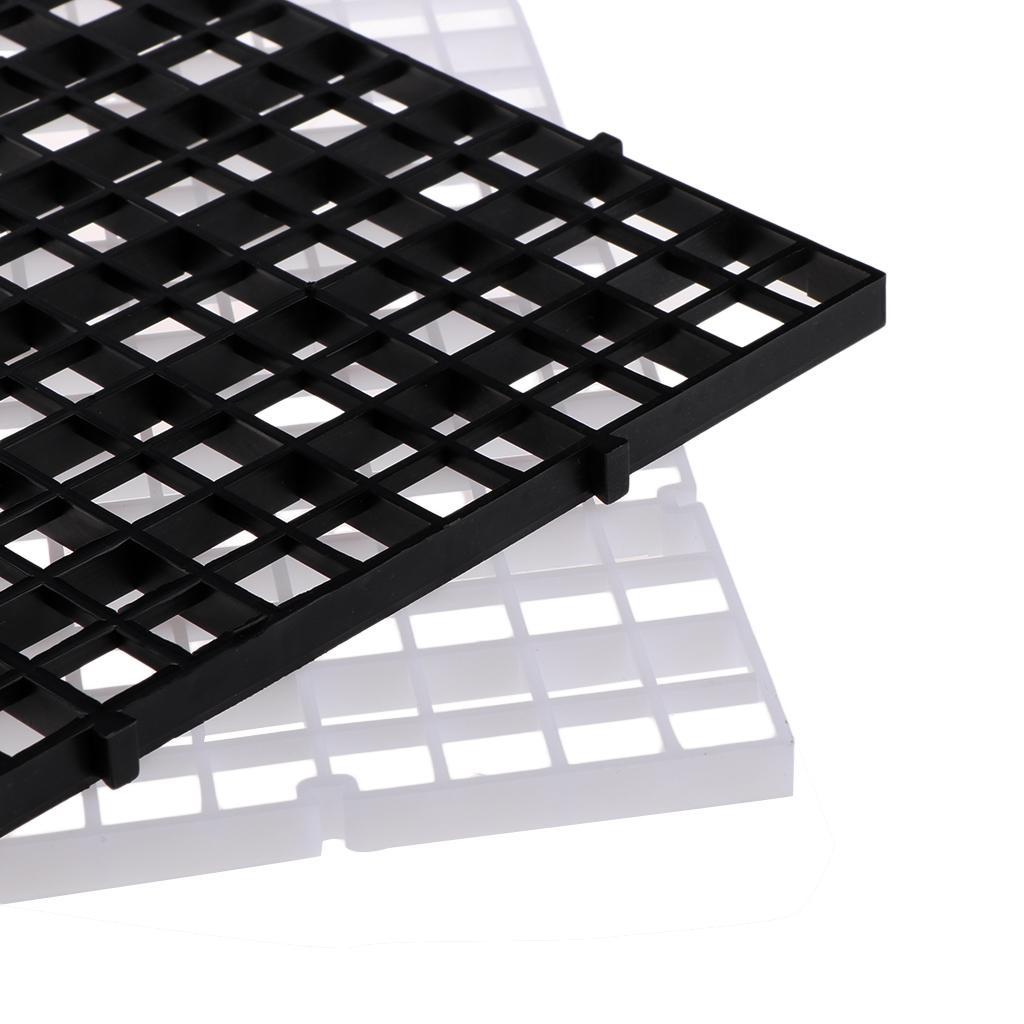 Fish for Tank Divider Plastic Egg Crate for Aquarium Separation Plate Grid Isolation Board Fish for Tank Bottom Filter T