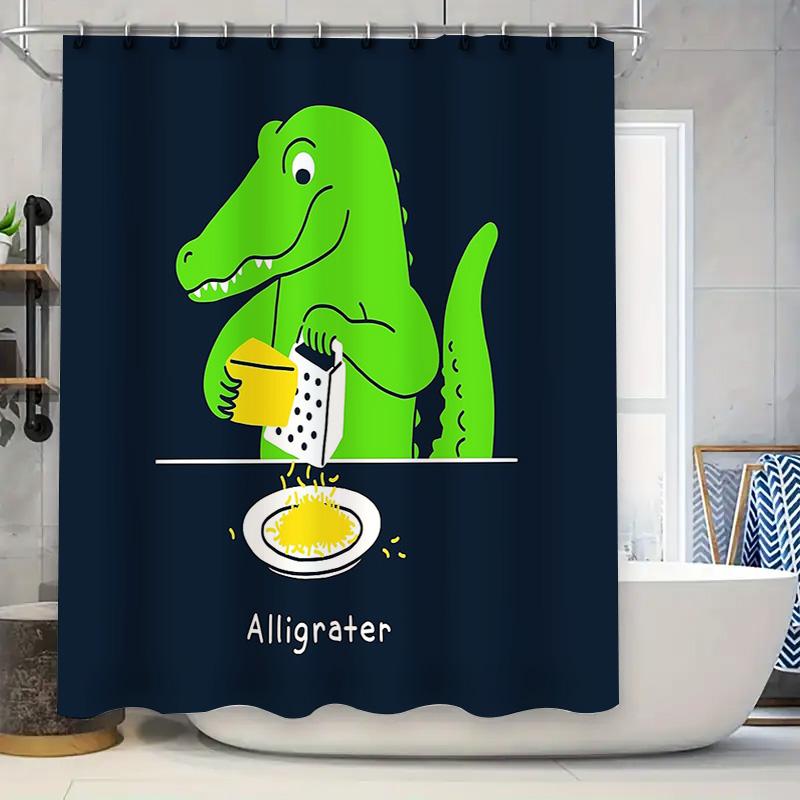 

Bathroom Shower Curtain Floral Vintage Pattern Waterproof Fabric Decor Farmhouse Style Washable Liner Set Home Textile W60H190(CM)-1 Pcs