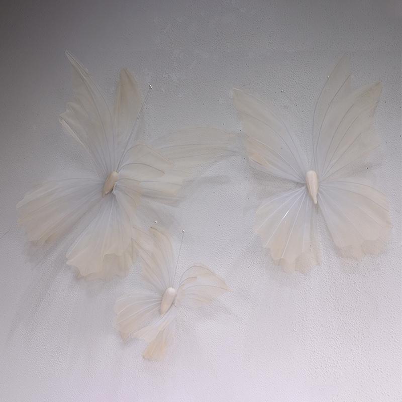 3D Painted Butterfly Wedding Backdrop with Scenery and Props for Photography and Décor