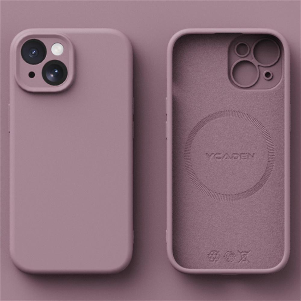 Liquid Silicone Magnetic wireless charging Case for For Iphone 16 Pro Max 15 Pro 14Pro Max 13 12 11 Soft Skin Smooth Cover Bumper