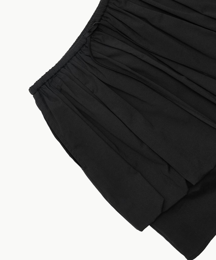 Amomento Sheer Layered Skirt_Black