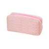 Solids Color Plush Octagonal Cosmetic Bag