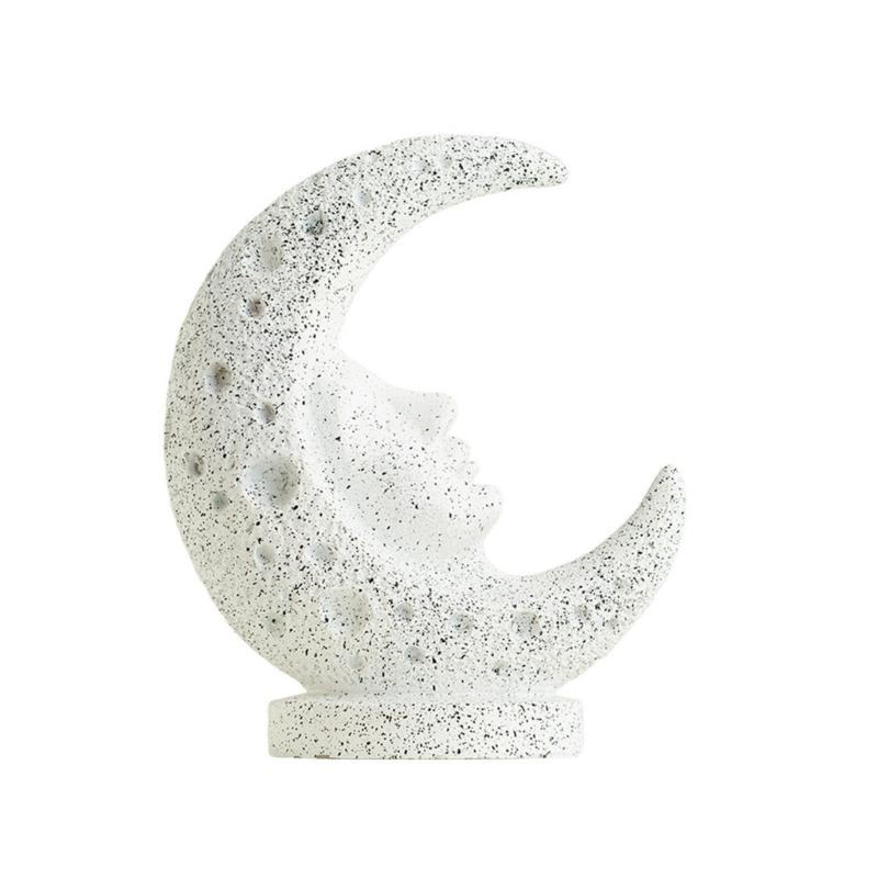 Resin Moon Statue Moon Goddess Sculptures Collectible Figurines Decorative Objects Table Ornament Office Home Decors