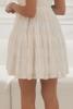 Rumi - airy mini dress in sand tone