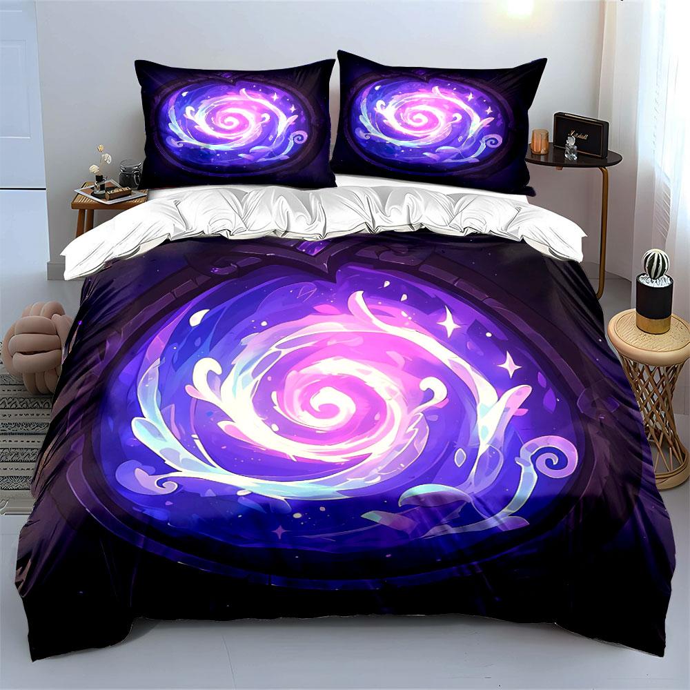 Fantasy Galaxy Art Decoration Set Soft Comfortable Duvet Cover Bedding Set Included 1*Duvet Cover & 2*Pillowcases, Gift