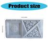 3D Candlestick Silicone Mold Pyramid Shaped Candle Base Mold Gypsum Candle Holder Epoxy Mould Home Decorations Mould
