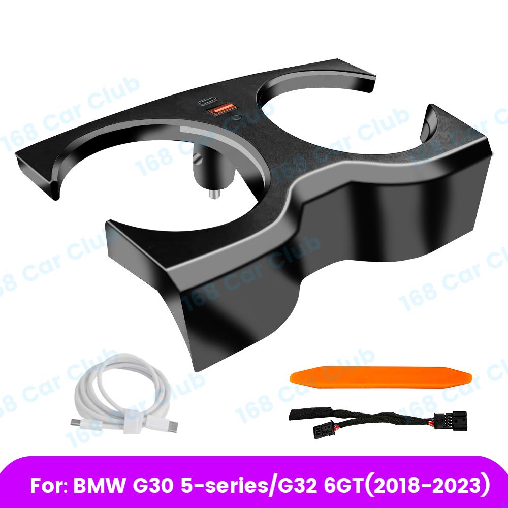 

11 Colours Ambient Lights For BMW 5 series G30 G32 6GT 2018-2023 Car LED Cup Holder Light Water Cup Decorative Lamp Refit Parts