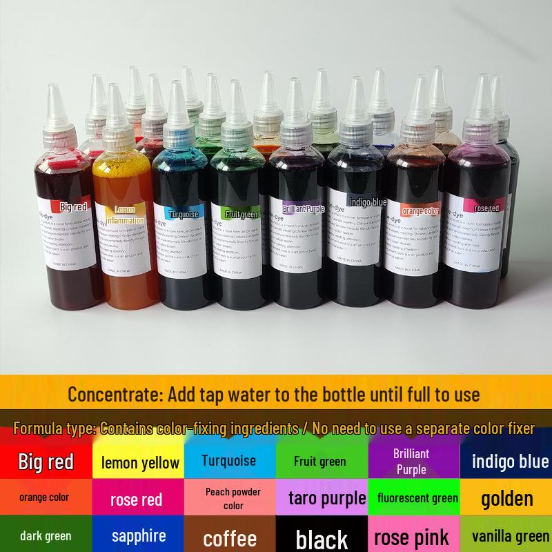

18-Color Eco-Friendly Tie-Dye Kit with DIY Tools and Large 250ml Dye Bottles 125ML, Squeeze Bottle