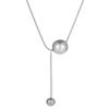 Simple Golden Ball Pendant Stainless Steel Short Necklace Non Fading Jewelry Sexy Elegent Neck Chain For Woman Gifts