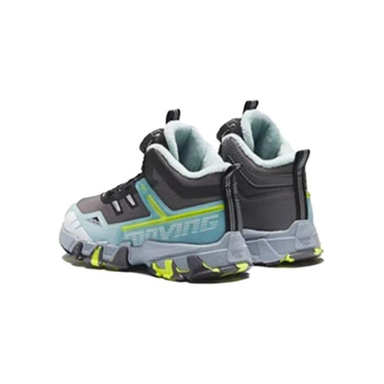 Anta Kids Knob Non-Slip Warm Mid-Top Outdoor Boots Kids boots 312349975-2
