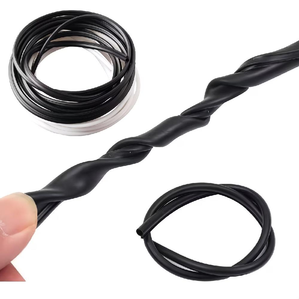 1m/2m/3Meter/6m O-Typ Kunststoff Stahl Tür Fenster Block Dichtung Wetterleiste Silikon Gummi Elastisches Band Hohl