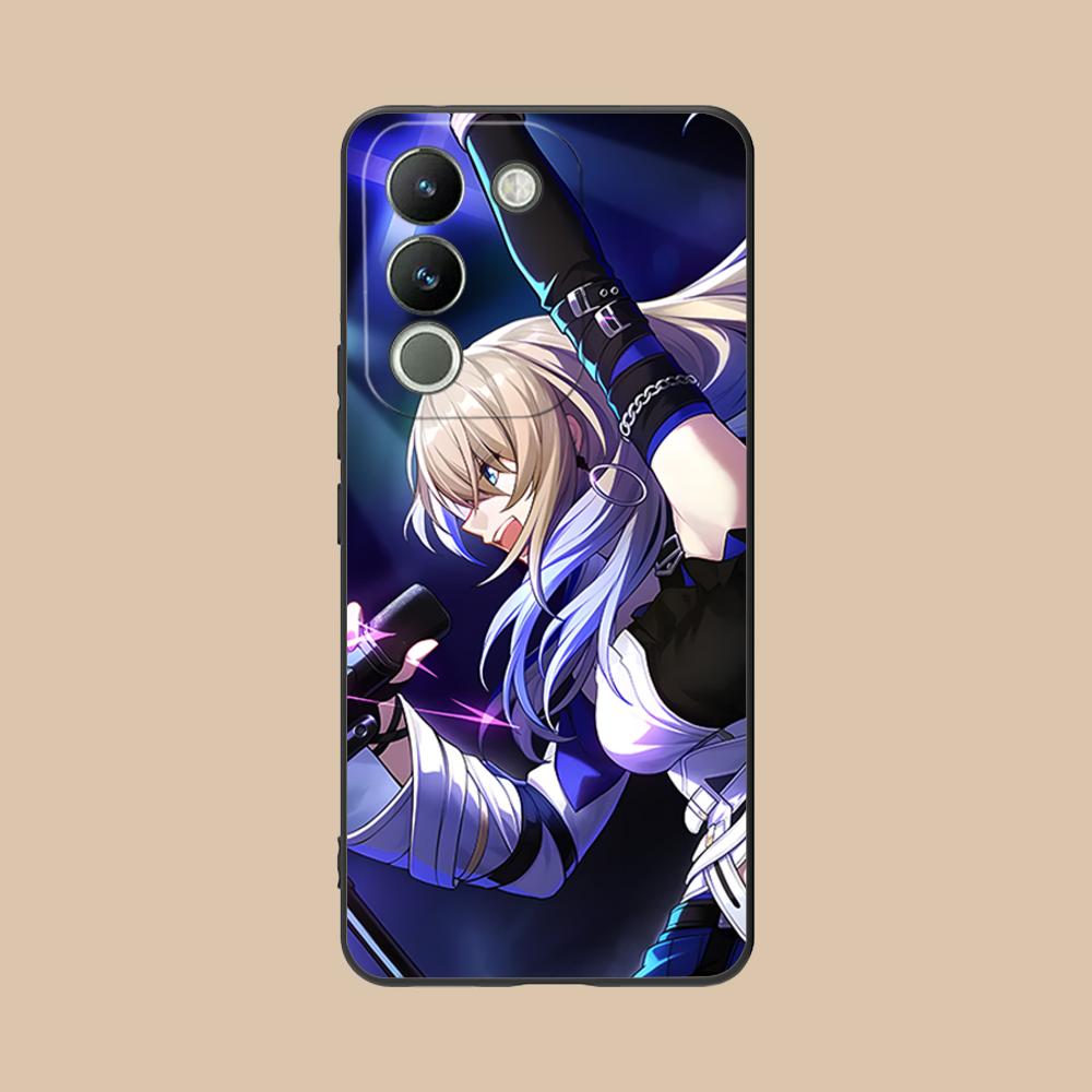 HSR Serval Mattes TPU Handyhülle für VIVO V60 V50 V40 V30 V29 V27 V25 V23 Pro Lite 5G Bunter Druck Cover