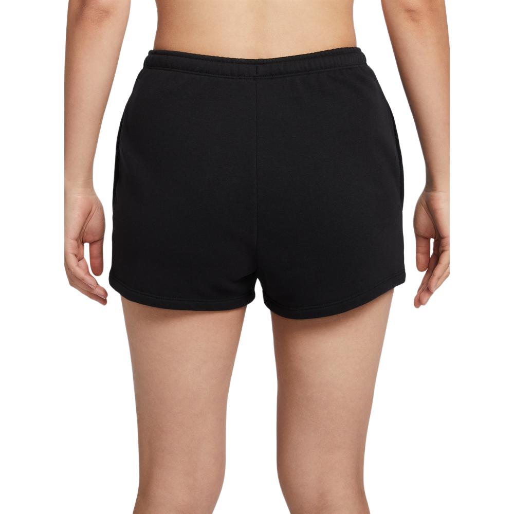 Nike Shorts de Sport Taille Haute Coupe Slim Couleur Unie Femme shorts Noir FN2456-010