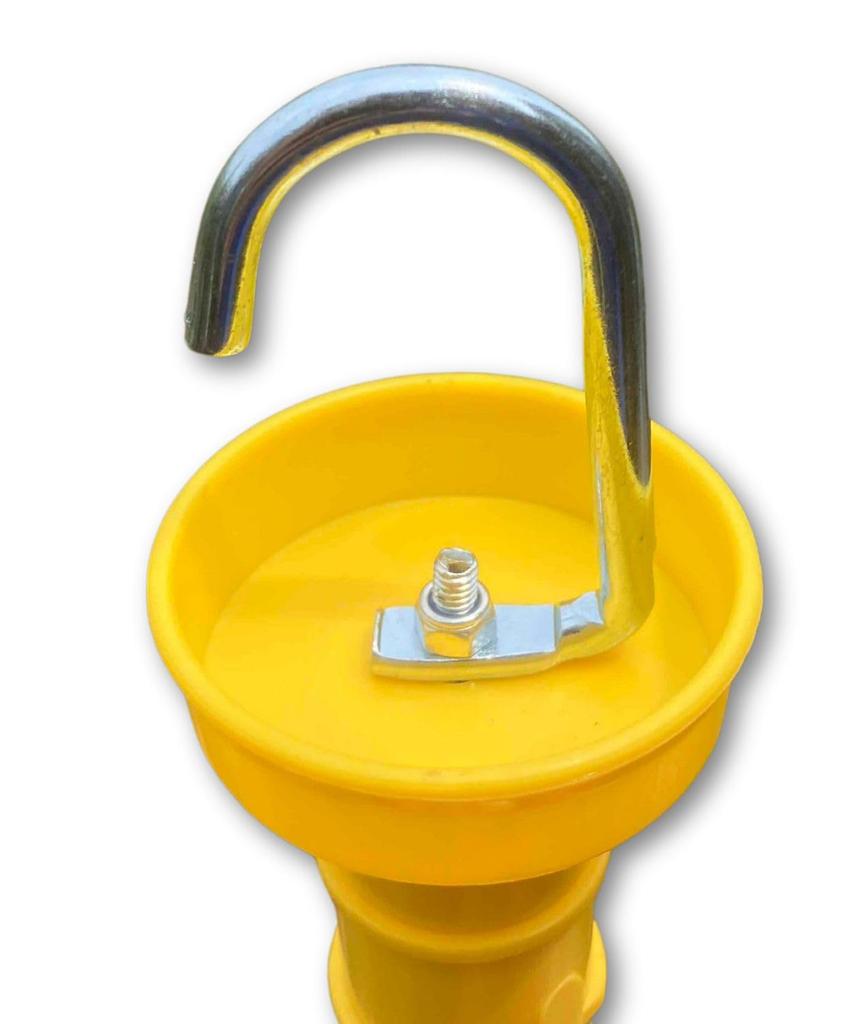 Leap Raupe Electric Fence Gate Clips, Electric Fence Gate Grip Handles, 23cm, Yellow (5 Yellow Electric Fence Grips, 23cm each)