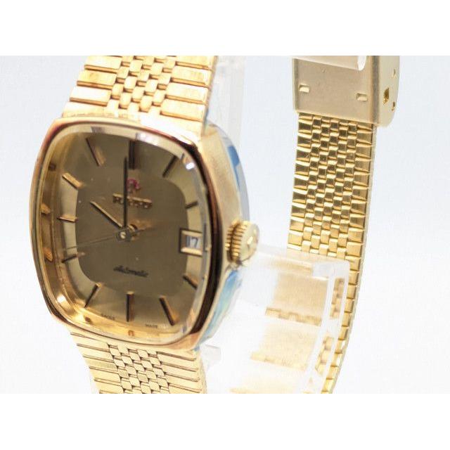 Used [Working Item] Rado 561.7935.2 Automatic Men's Watch Antique Champagne Dial