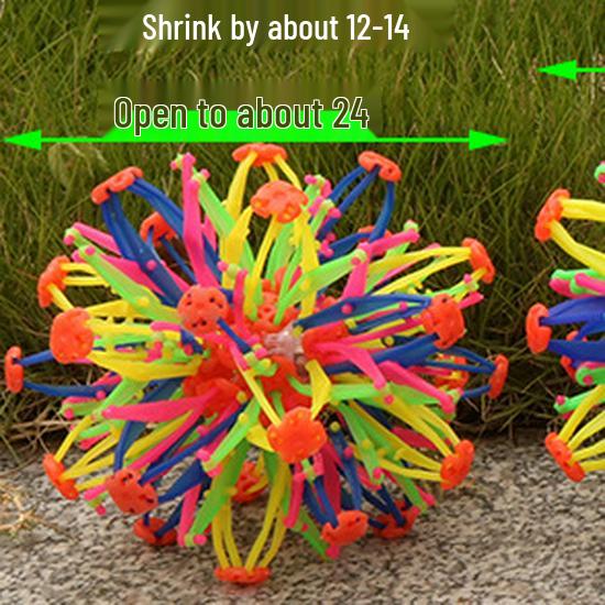 

Magic Expanding Flower Ball: Elastic Retractable Toy for Kids - Encourages Learning & Parent-Child Interaction