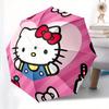 Hello Kitty,Bow Automatic Umbrella-Foldable, Durable 8-Bone Design, Compact and Stylish, Great for Camping, Halloween, Christmas, Mother's D