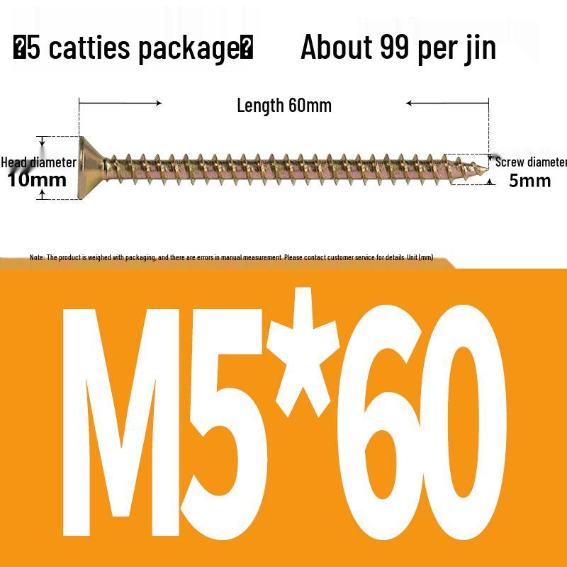 Eco-friendly Self-tapping Phillips Flat Head Screws for Fiberboard and Wall Panels