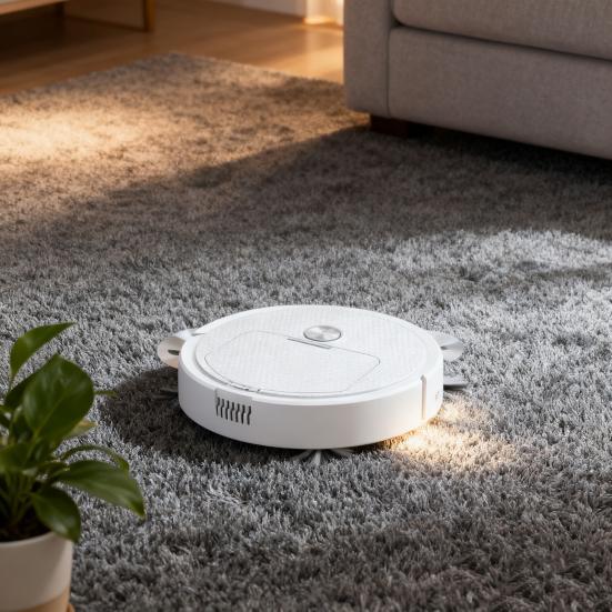 Robot Vacuum And Mop Combo Rechargeable Sweeping Vacuuming Mopping 3-in-1 Robot Vacuum Cleaner Mini Sweeping Robot for Hard Floor