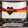 Germany national football team Personalized Tapestry Support Custom Name, Wall Art Home Decoration