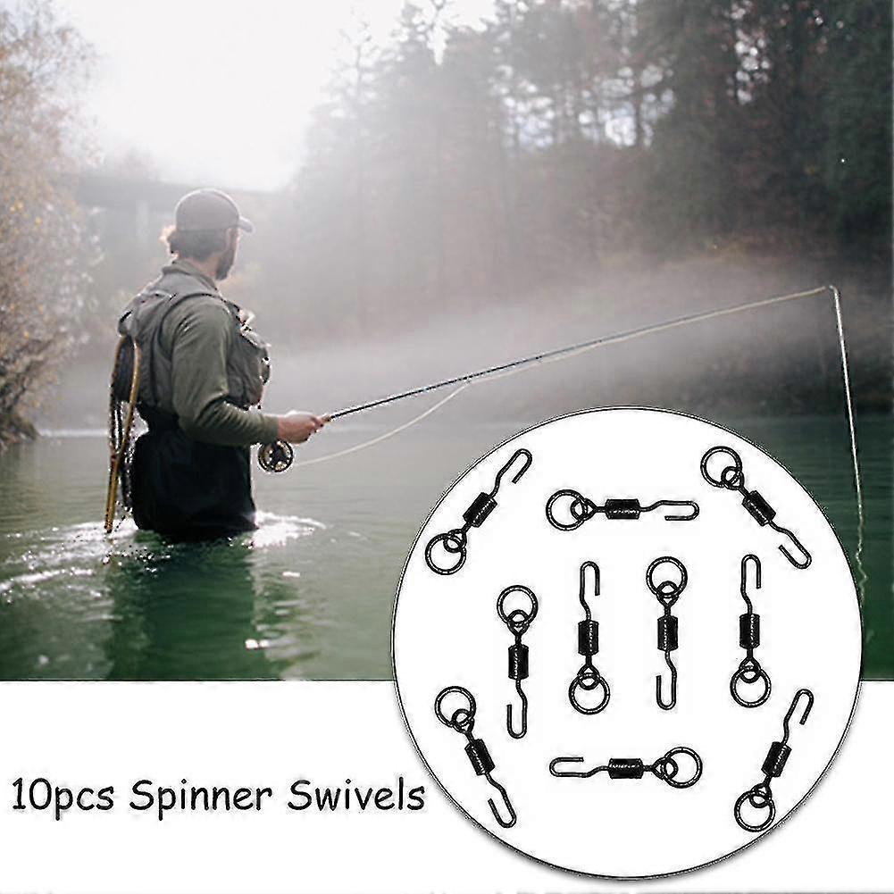 10* Spinner Swivels Size 11 For Ronnie Rigs Carp Fishing C Z1o6 Quick O1d3