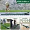 GOLF ACCELERATOR PRO Indoor Golf Putting Mat, Auto-Ball Return & Behind-the-Hole Ball Collector, Putter Alignment Guides at 3, 5 & 7 Feet