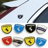 2 Stück Volvo Elch Logo Schild Abzeichen 3D Metall Aufkleber für Alle Auto Kofferraum Kotflügel - Auto Styling Dekoration Zubehör