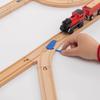 All Kinds of Wooden Track Accessories Beech Wood Railway Toys Fit For Brand Wooden Train Tracks Education Toys For Children