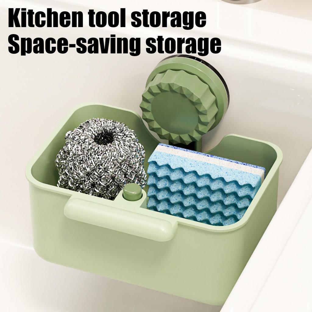 Panier Crépine d'Évier Bassin de Lavage d'Évier Filtre Anti-Fuite Bassin Ventouse Support Type Pression en un Clic Évacuation Grille Rangement