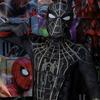 Iron Spider 3 Costume Noir et Or No Way Home Bodysuit Cosplay Combinaison Stretch Spandex Costume d'Halloween pour Homme Adulte