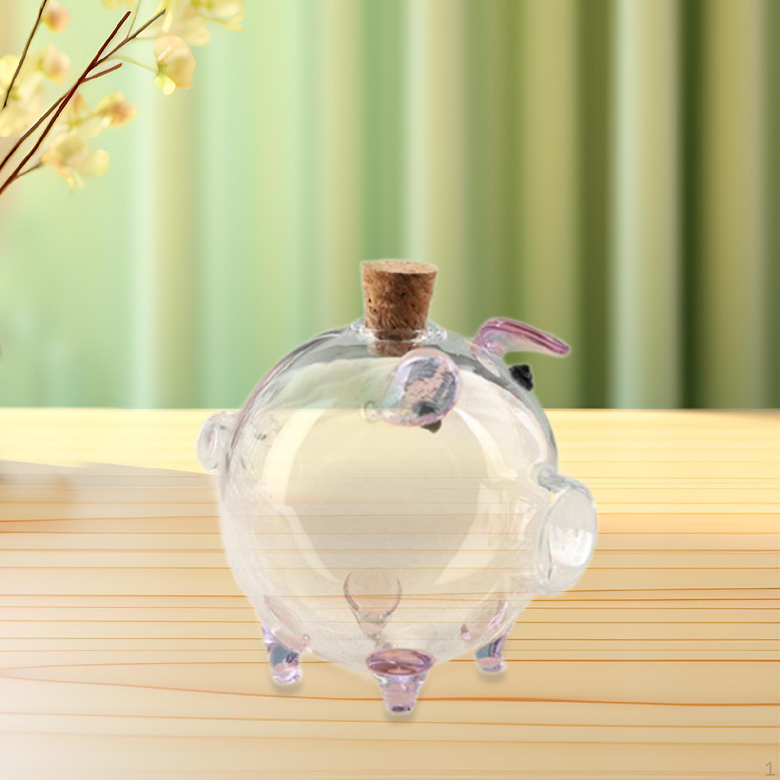 

Прозрачная копилка для экономии денег и хранения банкнот для домашнего использования фиолетовый