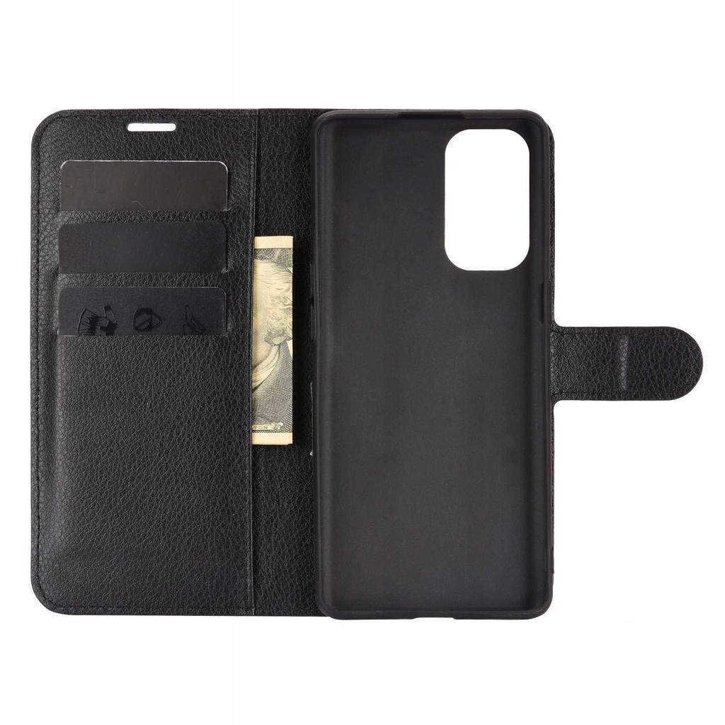 Litchi Oppo Reno 5 Czarny