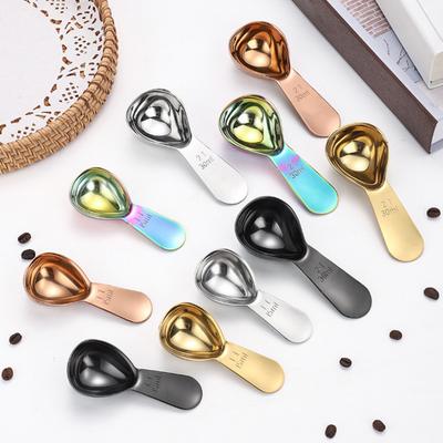 Coffee Scoop Stainless Steel Measuring Spoon 15/30ml Tablespoon for Ground Coffee Sugar Spices Short Handle Cooking Measurement Tool