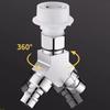 Female/Male Thread Water Pipe Adapter G1/2 Thread Three Way Connector  Bidet Sprayer