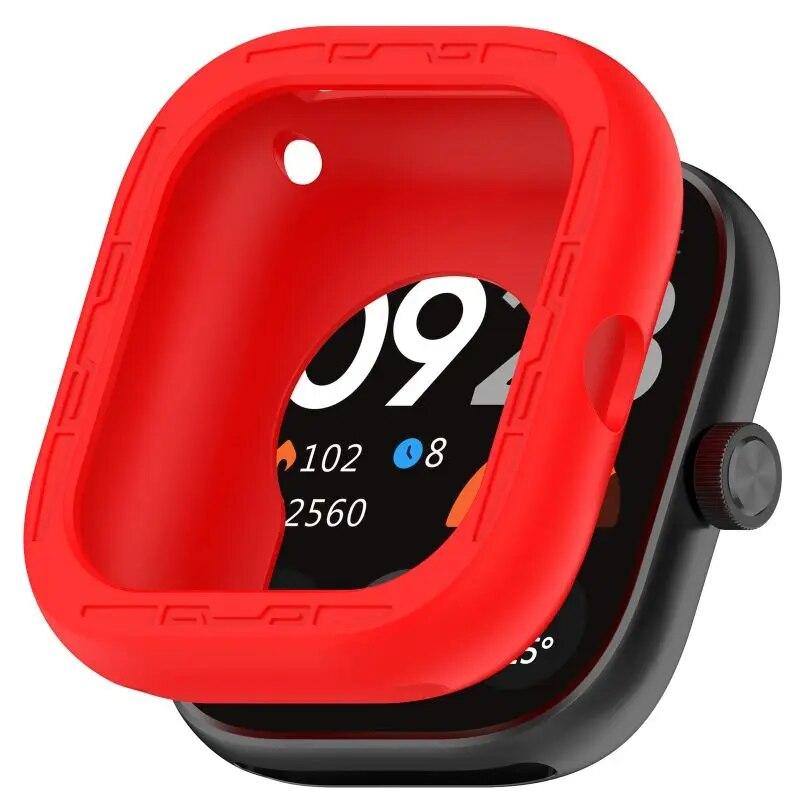 Silicone Case Cover For Redmi Watch 4 Smart Watch Case Soft TPU Protective Bumper Protector Shell For Xiaomi Redmi Watch4