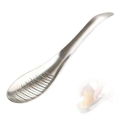 YUANXINWL Garlic Cheese Ginger Stainless Spice Dishwasher for Ginger Kitchen Spoon Grater, Grater, Grater, Steel, Grater, Safe, Ginger, Garlic, Tea,